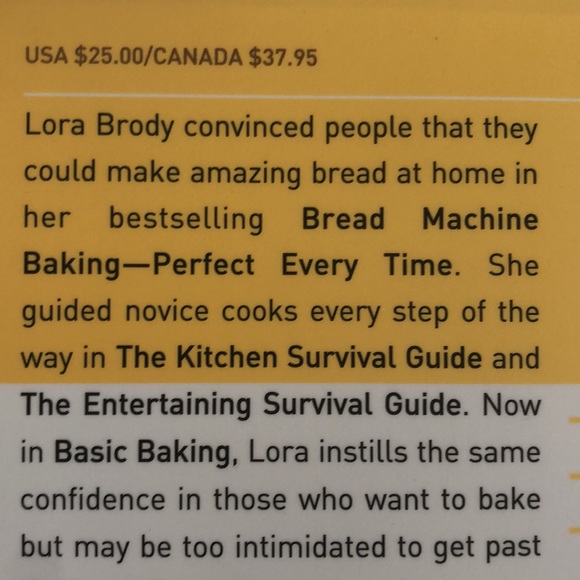 NWOT Basic Baking book by Lora Brody - Picture 6 of 7